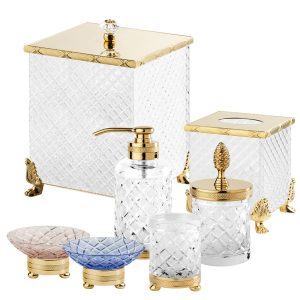 CRISTAL TAILLE “LOSANGE” CISELÉ